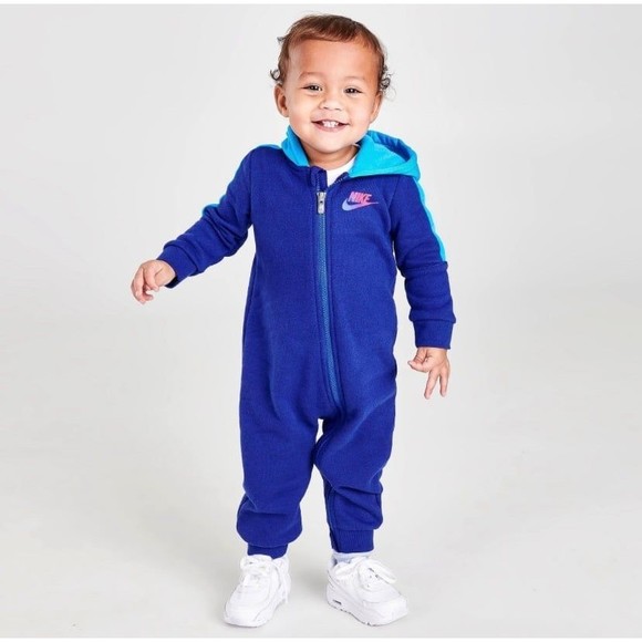 Nike Baby Boys Rise Hooded Romper - Picture 5 of 5